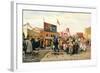 Stalls for Easter Week in Tula, 1868-Andrei Andreevich Popov-Framed Giclee Print