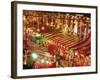 Stalls with Lanterns, Chinatown, Singapore-Charcrit Boonsom-Framed Photographic Print