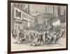 Stalybridge Riot 1863-null-Framed Art Print