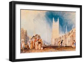 Stamford, 1828-J M W Turner-Framed Giclee Print