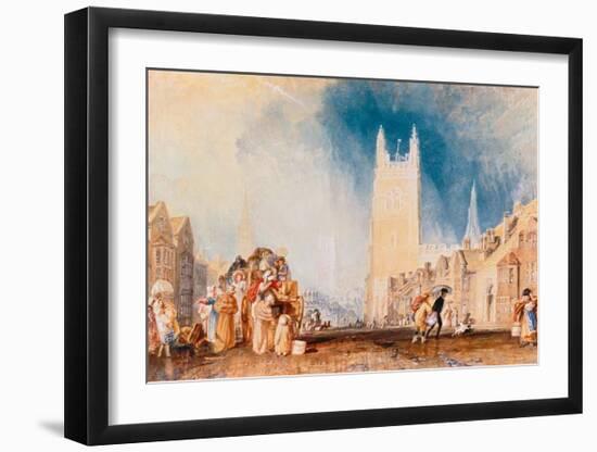 Stamford, 1828-J M W Turner-Framed Giclee Print