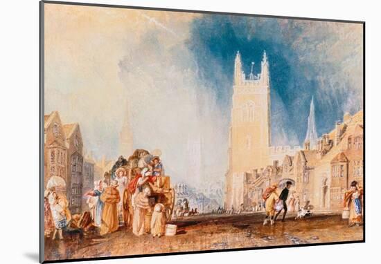 Stamford, 1828-J M W Turner-Mounted Giclee Print