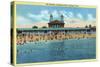 Stamford, Connecticut, View of the Cummings Park Pavilion-Lantern Press-Stretched Canvas