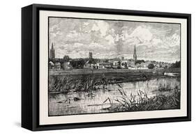 Stamford Is a Town and Civil Parish on the River Welland in the South Kesteven District of the Coun-null-Framed Stretched Canvas