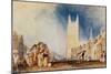 Stamford, Lincolnshire, Circa 1828, Watercolour on Paper-J. M. W. Turner-Mounted Giclee Print