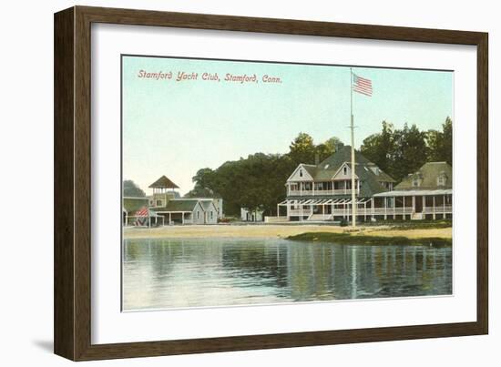 Stamford Yacht Club, Stamford, Connecticut-null-Framed Art Print