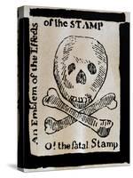 Stamp Act: Cartoon, 1765-null-Stretched Canvas