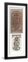 Stamp Act Stamps Issued by the British Government Before the American Revolution-null-Framed Giclee Print