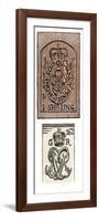 Stamp Act Stamps Issued by the British Government Before the American Revolution-null-Framed Giclee Print