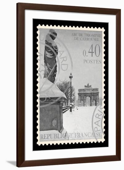 Stamp Collection I-The Vintage Collection-Framed Giclee Print