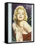 Stamp Honoring Actress Marilyn Monroe-null-Framed Stretched Canvas