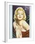 Stamp Honoring Actress Marilyn Monroe-null-Framed Premium Photographic Print