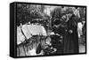 Stamp Sellers in the Champs Elysees, Paris, 1931-Ernest Flammarion-Framed Stretched Canvas