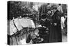 Stamp Sellers in the Champs Elysees, Paris, 1931-Ernest Flammarion-Stretched Canvas