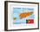 Stamp with Map and Flag of East Timor-Perysty-Framed Art Print