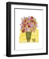 (Stamped) Basket of Flowers, 1958-Andy Warhol-Framed Art Print