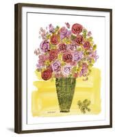 (Stamped) Basket of Flowers, 1958-Andy Warhol-Framed Art Print