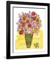 (Stamped) Basket of Flowers, 1958-Andy Warhol-Framed Art Print