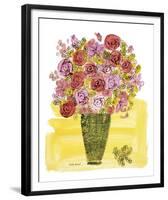 (Stamped) Basket of Flowers, 1958-Andy Warhol-Framed Art Print