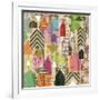 Stamped Houses I-Nikki Galapon-Framed Art Print