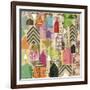 Stamped Houses I-Nikki Galapon-Framed Art Print