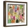 Stamped Houses I-Nikki Galapon-Framed Art Print