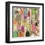 Stamped Houses I-Nikki Galapon-Framed Art Print