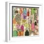 Stamped Houses I-Nikki Galapon-Framed Art Print