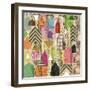 Stamped Houses I-Nikki Galapon-Framed Art Print