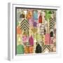 Stamped Houses I-Nikki Galapon-Framed Art Print