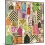 Stamped Houses I-Nikki Galapon-Mounted Art Print