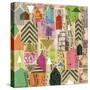 Stamped Houses I-Nikki Galapon-Stretched Canvas