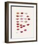 Stamped Lips, c. 1959-Andy Warhol-Framed Art Print