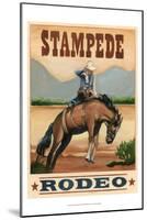 Stampede Rodeo-Ethan Harper-Mounted Art Print