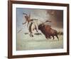 Stampede-Harry Bishop-Framed Premium Giclee Print