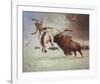 Stampede-Harry Bishop-Framed Premium Giclee Print