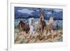 Stampeding Horses-Kestrel Michaud-Framed Giclee Print