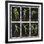 Stamps Marking Germany 1916 Berlin Olympic Games, With Various Events Represented-null-Framed Giclee Print