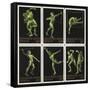 Stamps Marking Germany 1916 Berlin Olympic Games, With Various Events Represented-null-Framed Stretched Canvas