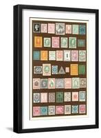 Stamps of the World-null-Framed Art Print