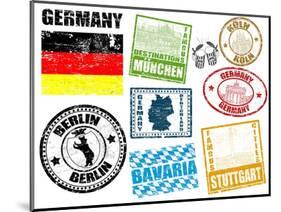 Stamps With Germany-radubalint-Mounted Art Print