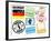 Stamps With Germany-radubalint-Framed Art Print