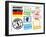 Stamps With Germany-radubalint-Framed Art Print