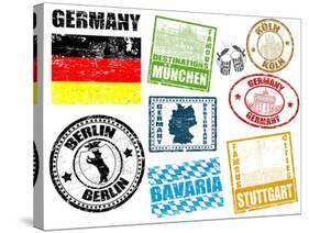 Stamps With Germany-radubalint-Stretched Canvas