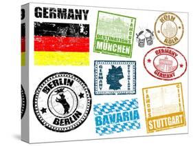 Stamps With Germany-radubalint-Stretched Canvas
