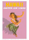 United Air Lines: Horse Back Riders, c.1960s-Stan Galli-Art Print