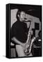 Stan Getz, Ronnie Scotts, London, 1971-Brian O'Connor-Framed Stretched Canvas