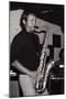 Stan Getz, Ronnie Scotts, London, 1971-Brian O'Connor-Mounted Photographic Print
