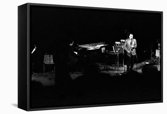 Stan Getz, Royal Festival Hall, London, 1988-Brian O'Connor-Framed Stretched Canvas