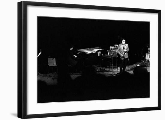 Stan Getz, Royal Festival Hall, London, 1988-Brian O'Connor-Framed Photographic Print